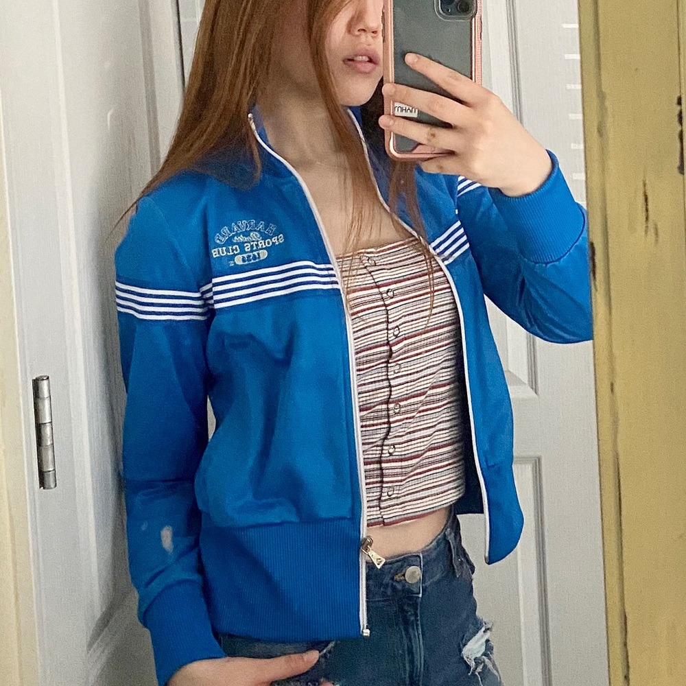 Blue “Harvard” jacket ✨